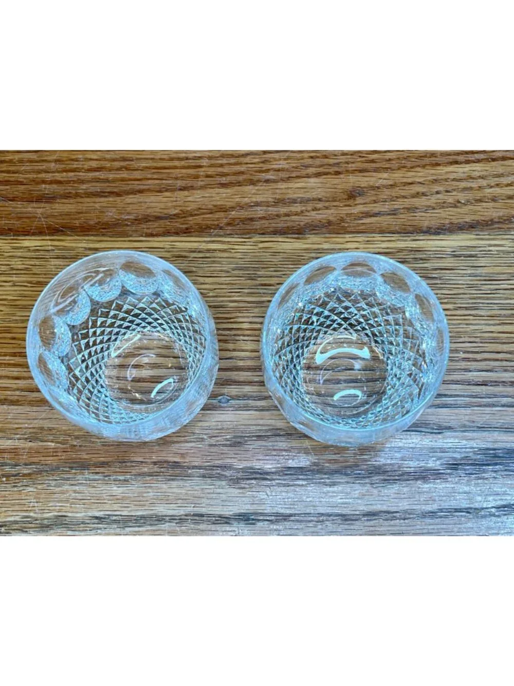 Set of 4 Vintage Waterford Crystal Old Fashioned Glasses,  Colleen Pattern